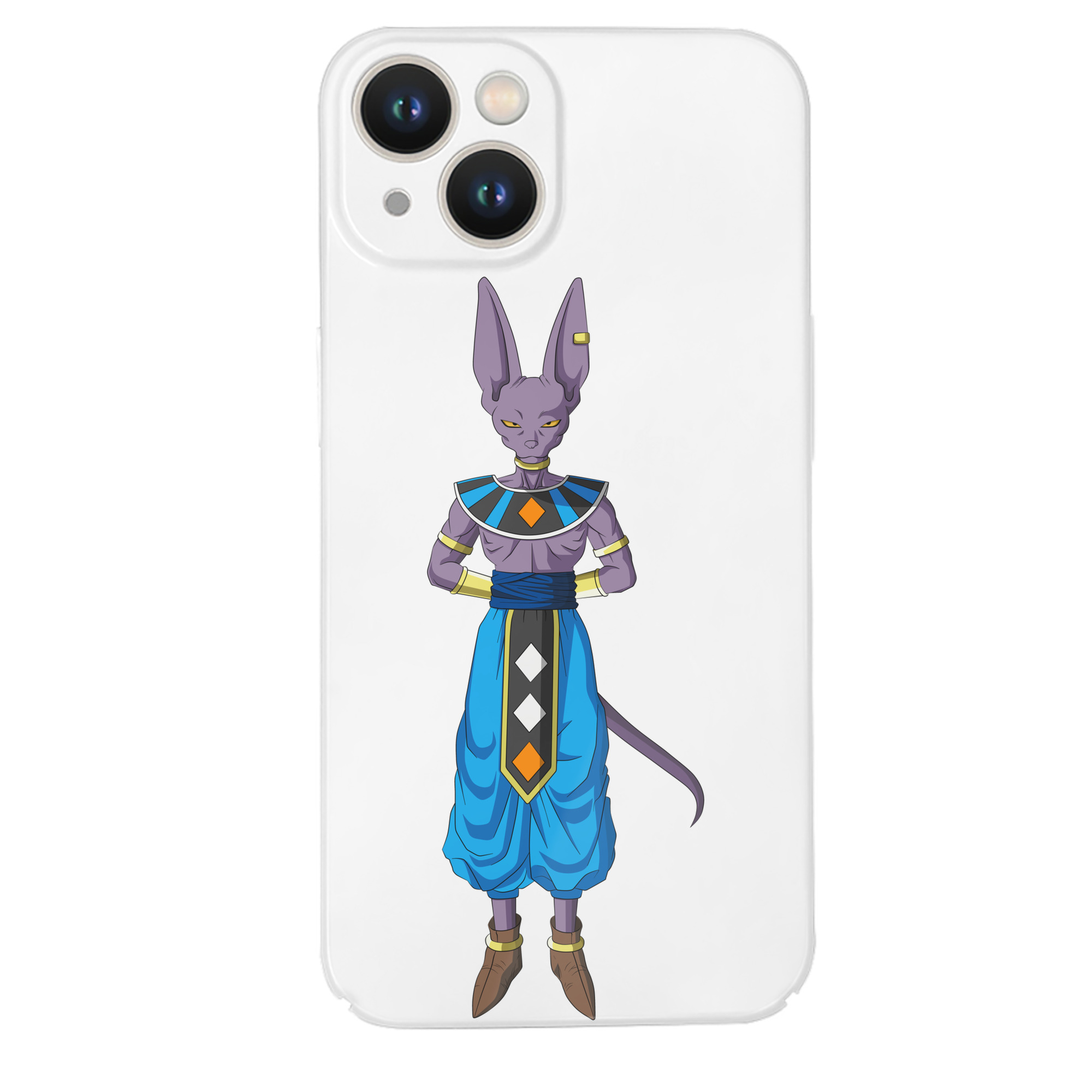 （画像用） ドラゴンボール ビルス 破壊神ビルス DRAGON BALL Beerus Birusu 【iPhone 14シリーズ対応】ハードケース